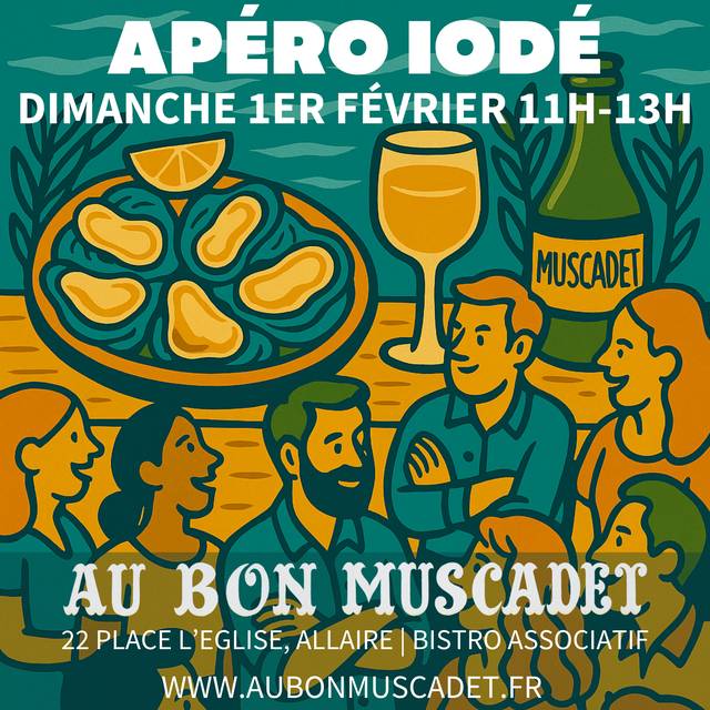 Affiche : Apéro iodé, 1er février 2026
