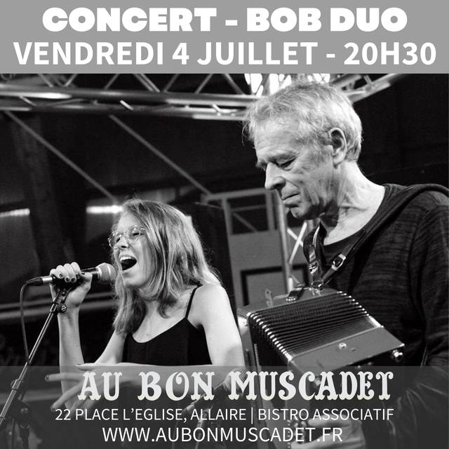 Affiche : Bob Duo, 4 juillet 2025