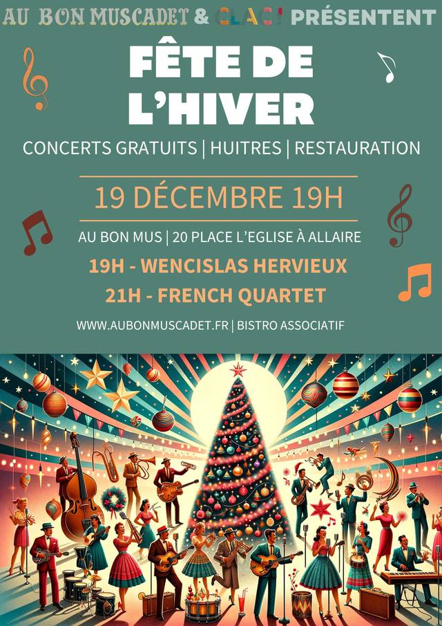 Affiche : Fête de l'hiver, 22 décembre 2023