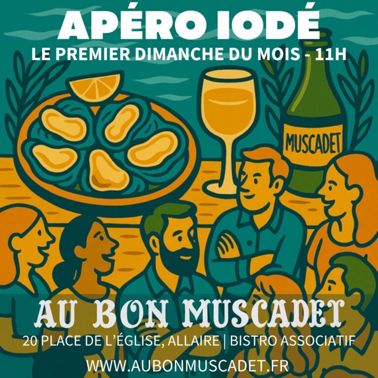Affiche : Apéro iodé, 4 octobre 2026