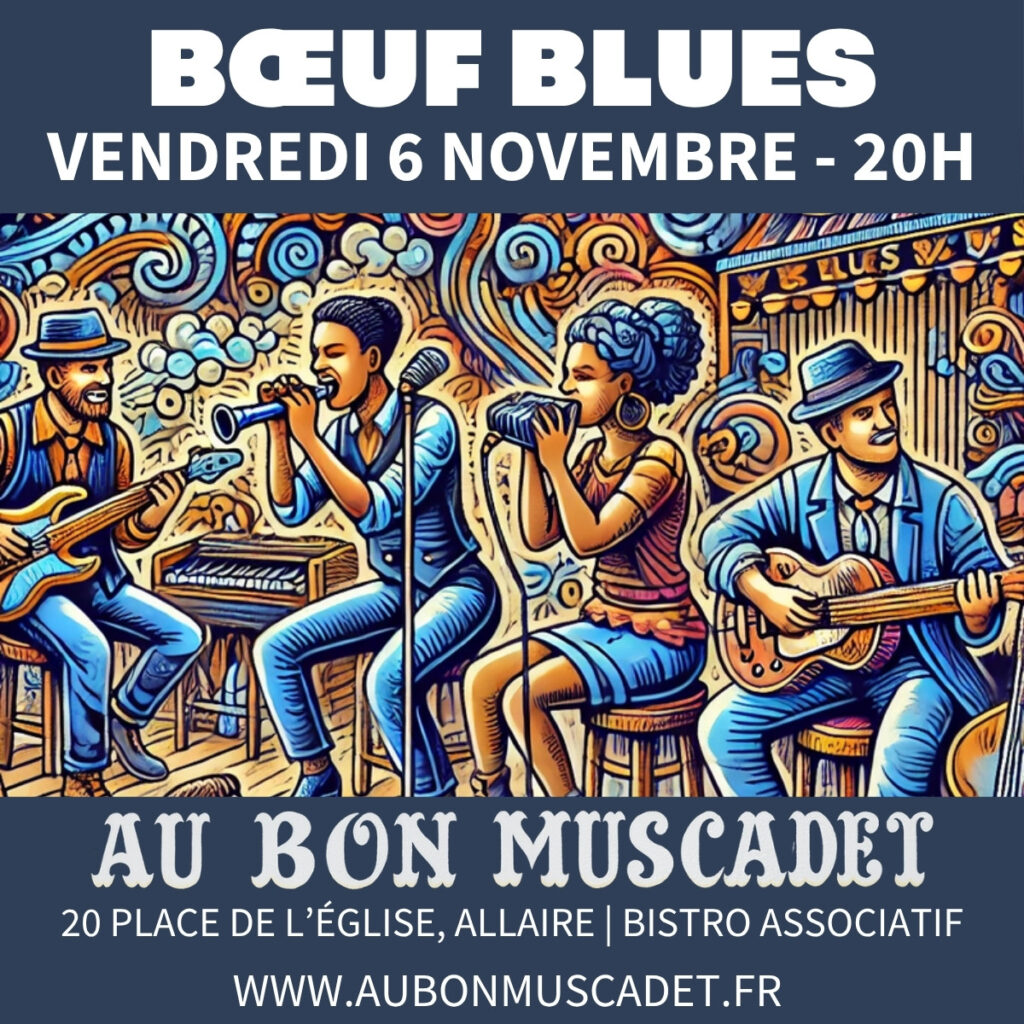 Affiche : Bœuf blues