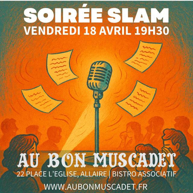 Affiche : Soirée slam